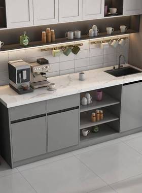 公司水吧台柜用橱柜商用餐边柜茶水体间大理石水81251家吧一台切