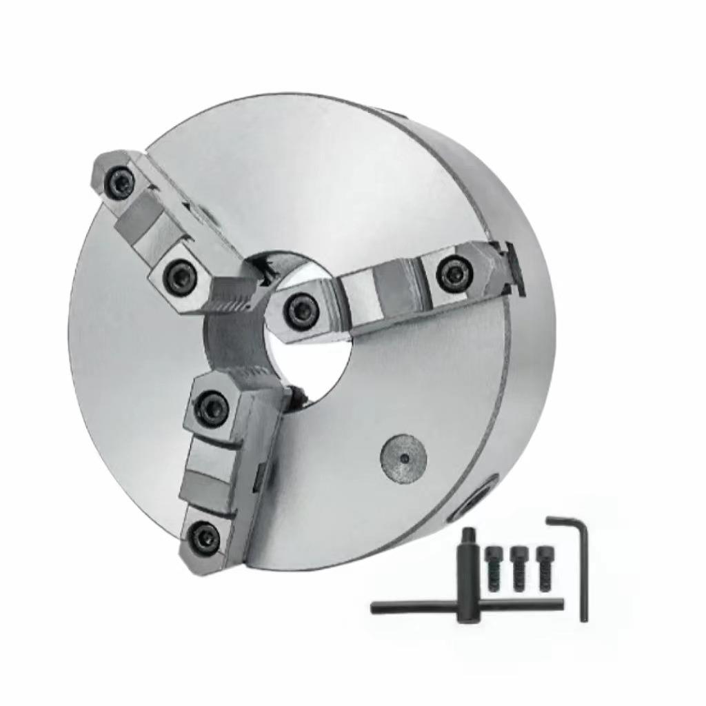 爪自定心卡盘K三11-0/100/125无品牌//130/160/200/2580控车数床