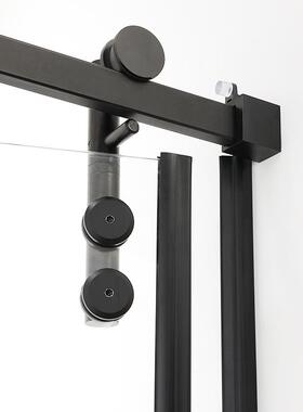 淋21689浴房屏璃风极隔断淋浴房玻门窄卫生隔间干湿分离浴室屏风