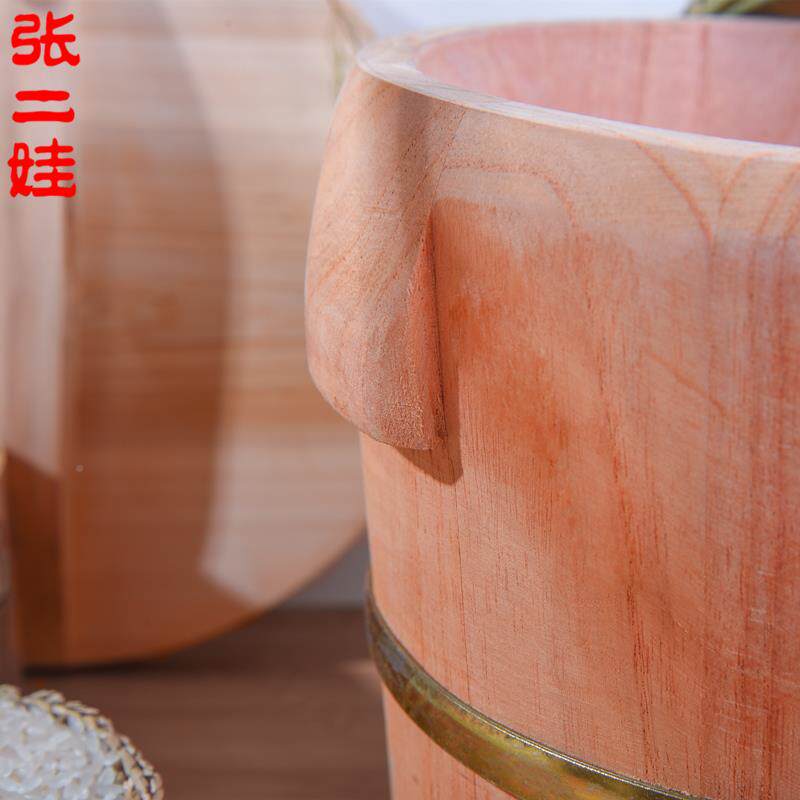 蒸饭木桶春芽树杉木HYurwreu香蒸笼甑饭子煮蒸米饭的胶木桶无漆家