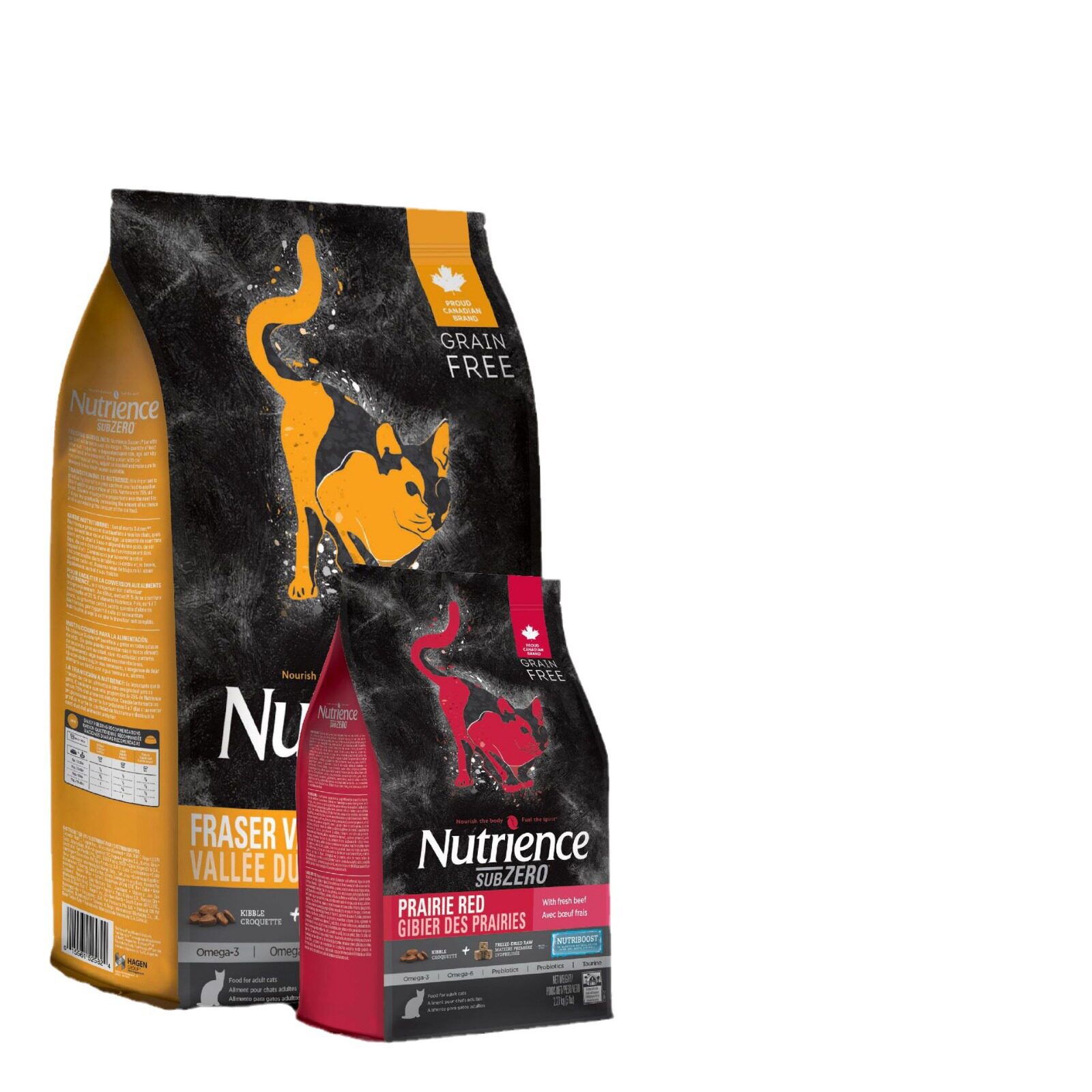 nutrience哈根纽翠斯黑钻猫粮红肉11磅鸡肉5磅冻干全猫粮