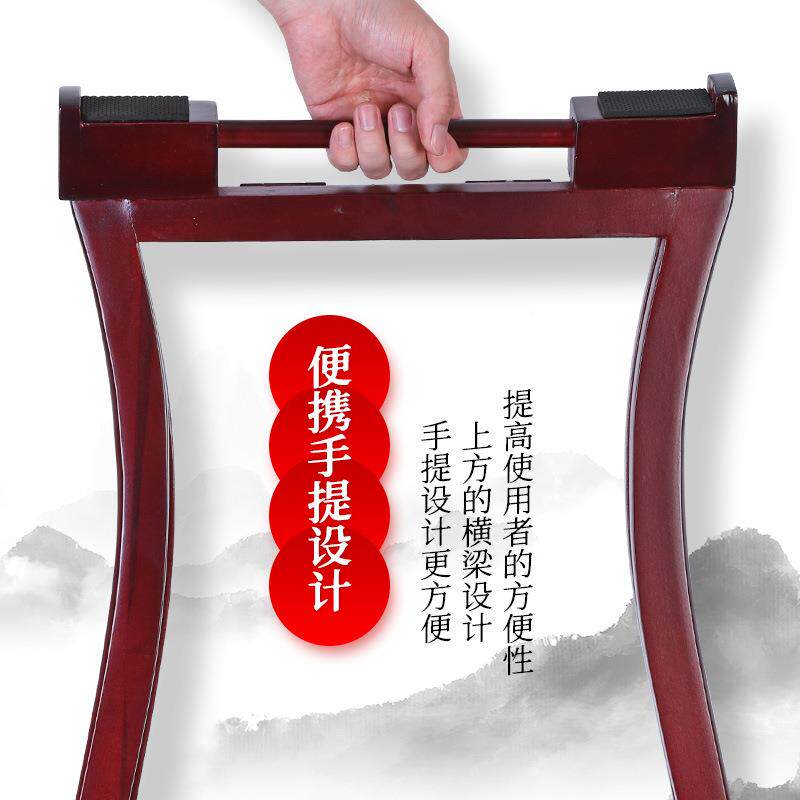 古筝架子A酒架便携古筝手IZB提架子古筝木架硬配件方便叠折琴架红