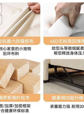 沙发床单一体两能用可客折叠多功网红厅伸缩阳台小户86121型人拉