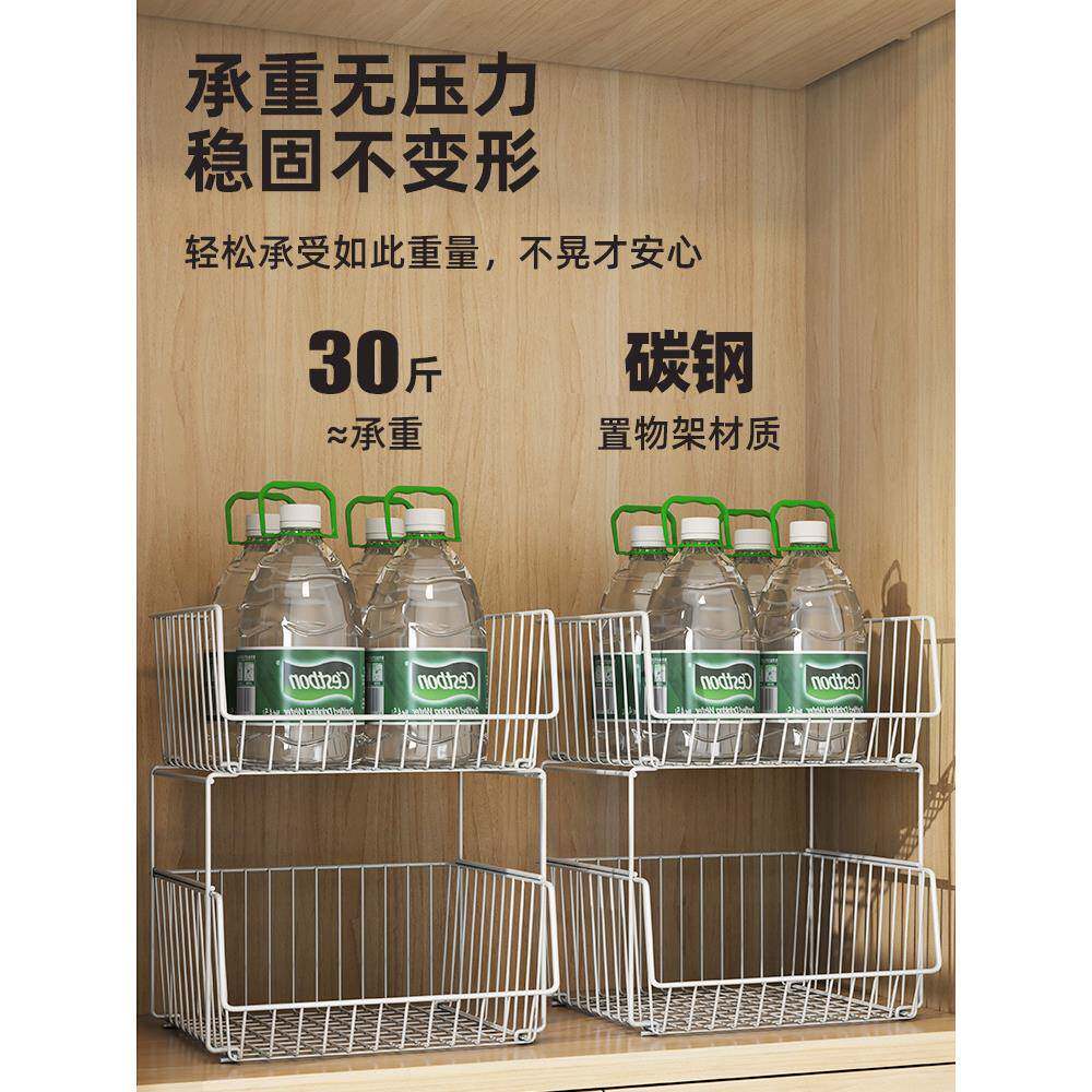衣柜隔衣板分层架收篮置纳物FKC架隔断架子衣服物筐房间卧室分橱