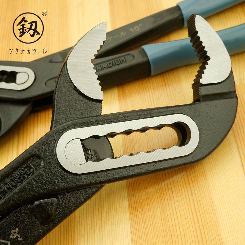 福子冈工OGU多功能水泵钳子12寸水管钳管钳工业级大开口钳FO具-24