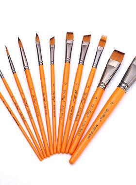 热销面部彩绘刷晕染渐变HB132—1水彩线笔排勾笔业专压花刷1刷1件