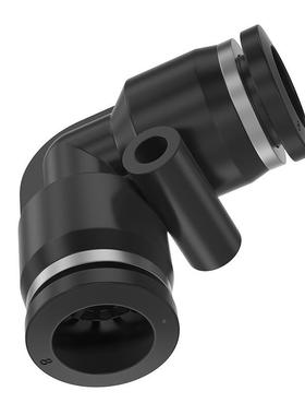 TPM朝日气二通直角接头pv气缸快速动管快0插PV6/8/1/12-XZP气100