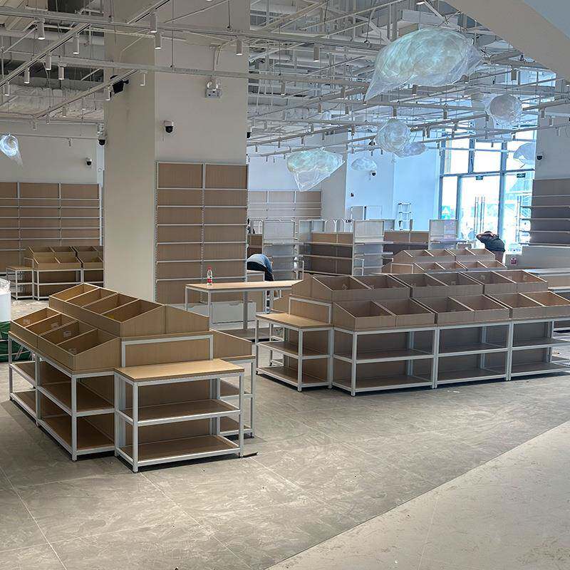 广厂家宠物558用品店架展示架子商场展货厅宠物店钢货架木州陈列