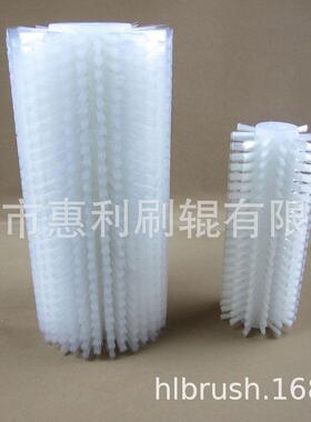圆小柱形空心毛刷轮滚筒刷尼龙丝清洁除尘包SOF装机械配件毛刷轮