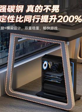 双人电脑桌并排情侣电37771桌子工作书桌家用台式办椅公学习台桌