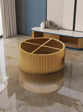 桌腿圆形几腿岩板茶底36684理石客厅茶几支架座奢石边大几角几桌