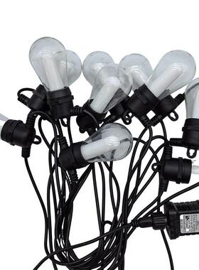 欧规5V710灯S14W火W灯43632焰灯米串户外露营彩灯装饰灯多功能氛