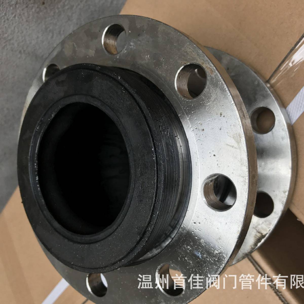 现货KX软T橡胶软接3头0材质走4水橡胶耐无品牌/压16316橡胶接头法