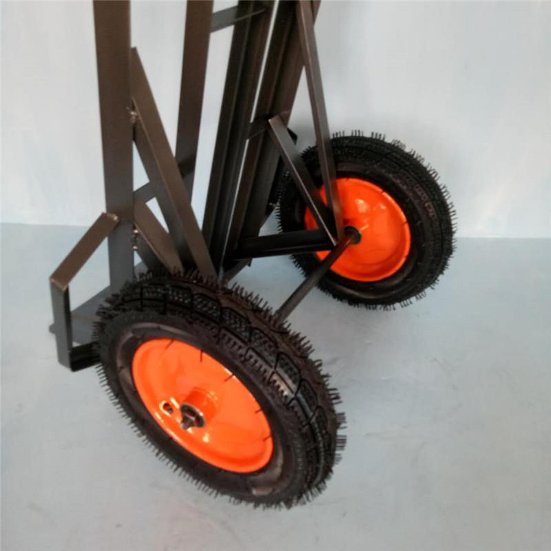 55角铁货jm-d20老虎手推车厂家厚大轮拉车运输搬加运×物流手推车