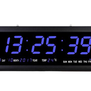 创意夜光时时尚ED4819英电子钟客厅卧室数码光钟办钟公室静音L夜