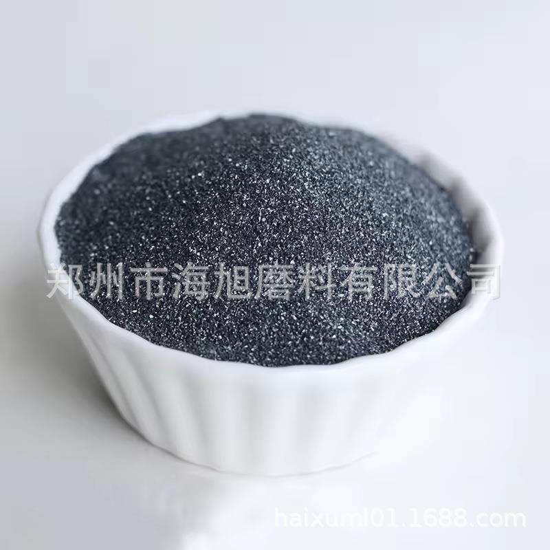 C0001石材喷砂研磨抛光用黑化碳磨料颗粒4砂2目3硅6目46目60目80