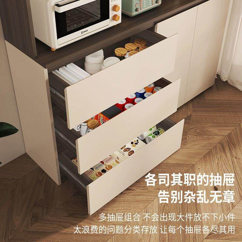 中古餐柜靠墙一柜收纳储物客厅嵌入式OXO体冰箱边柜圆弧家用橱柜