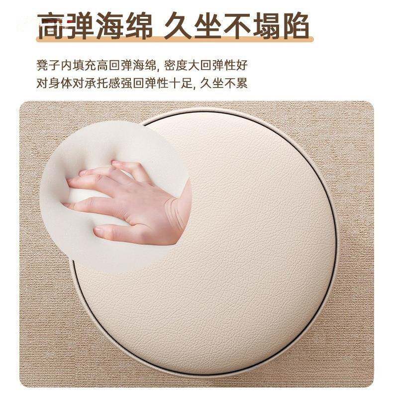 新款化咨询客服妆凳子布凳妆可女生收纳矮凳化凳家用客爱厅圆凳储