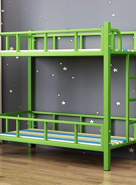 宿舍床上双层铁床学托38039管班学校铺午休床小生幼下儿园午睡下