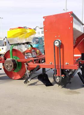 用四轮农玉米大豆播种机四轮驱谷60984动子施油葵肥覆膜播种机