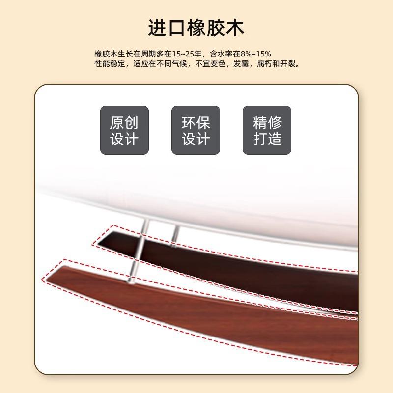 现代简约躺椅室摇沙无品牌/发椅实木摇椅厅客阳台休息摇卧休闲懒