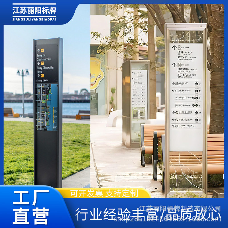 户外商场停车场导向标识牌
