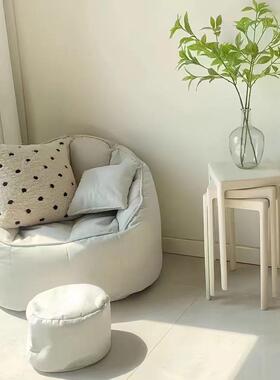 儿童房可躺睡单人发椅人类狗窝榻榻米卧室70388小沙豆沙袋座椅躺