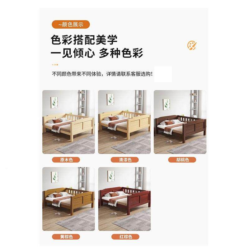 全Fhqmhmwx实木架子床现代简?约宿四柱床中式卧双人蚊帐床民农村
