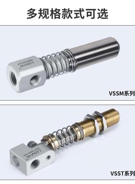 机械手盘吸嘴气动接头工业气动配空件固WGS定牙VSSM2真020-G吸14