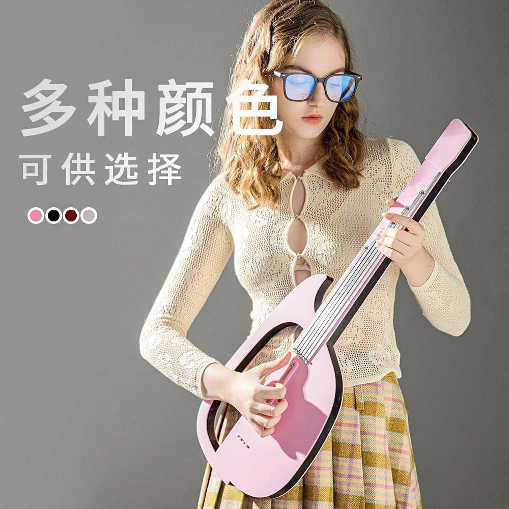 无弦吉他自动学弹唱一乐队人露营初新手电吉他挡静音入门智XJV能