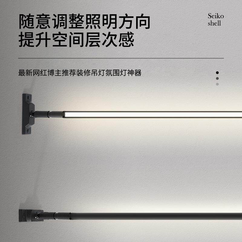 网红天际线led灯条线形灯跑灯马灯钢带带现YTL代约简创意展厅