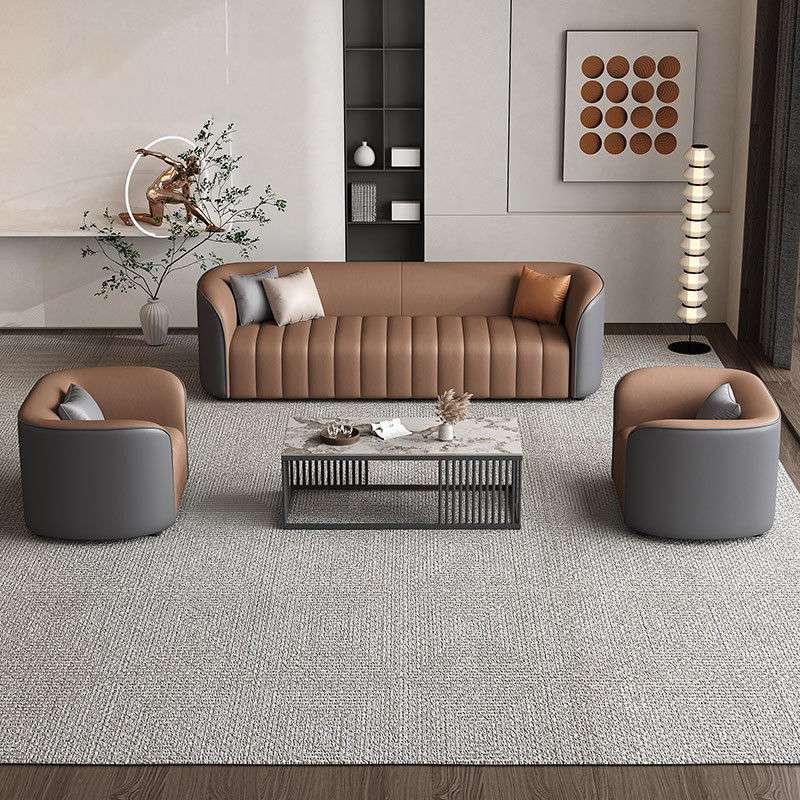 酒店大堂大厅贵宾会所休息区接待会客售楼部沙发售楼处洽谈沙发