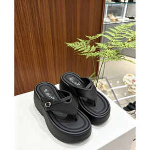 赵露思同款  6.5cm厚底 好穿不重  勃肯穆勒鞋【不退不换】6812
