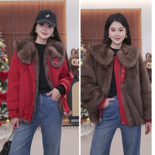 反面皮草 2511 两面2穿 NO退NO换 1227 三防面料 正面派克