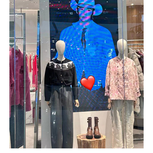 青绿系列  羊毛混纺黑色针织开衫【NO退NO换】20399  209