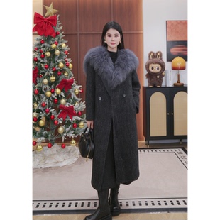 高定  秘鲁进口羊驼   加厚双面呢大衣【NO退NO换】121887 1226