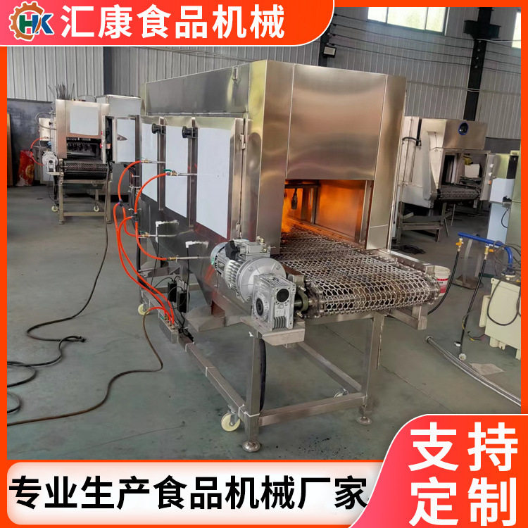 旋转式双层隔热电子打火猪头烧毛