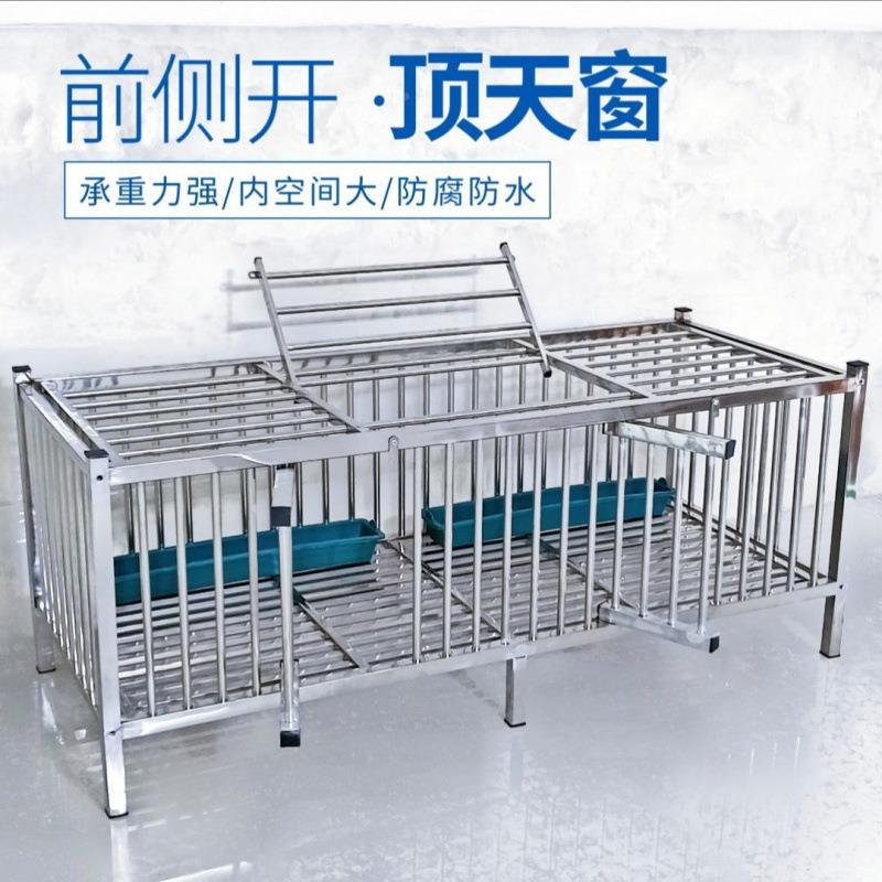 锈钢加高加WNC笼宽号鸡笼子鸭鹅兔鸽家用户大外防腐防水移动养殖