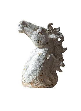 欧法式复古创意大马头家居摆件玄关客厅酒店大堂装饰摆设马到成功