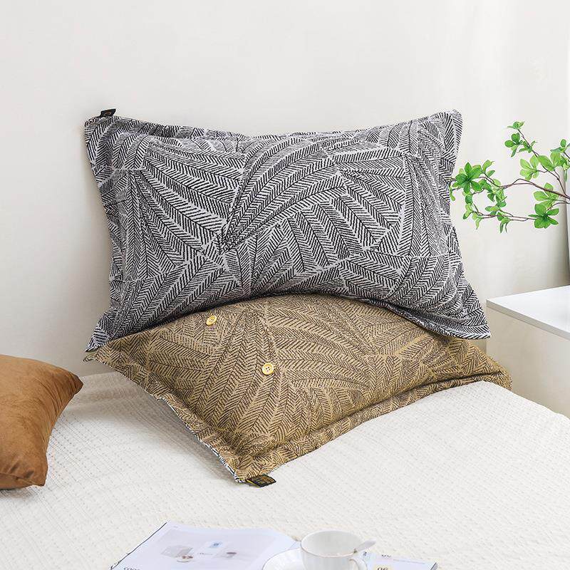 枕套一对装单个枕头套装纯棉48cmx75cm家用单人枕芯男女枕套学生