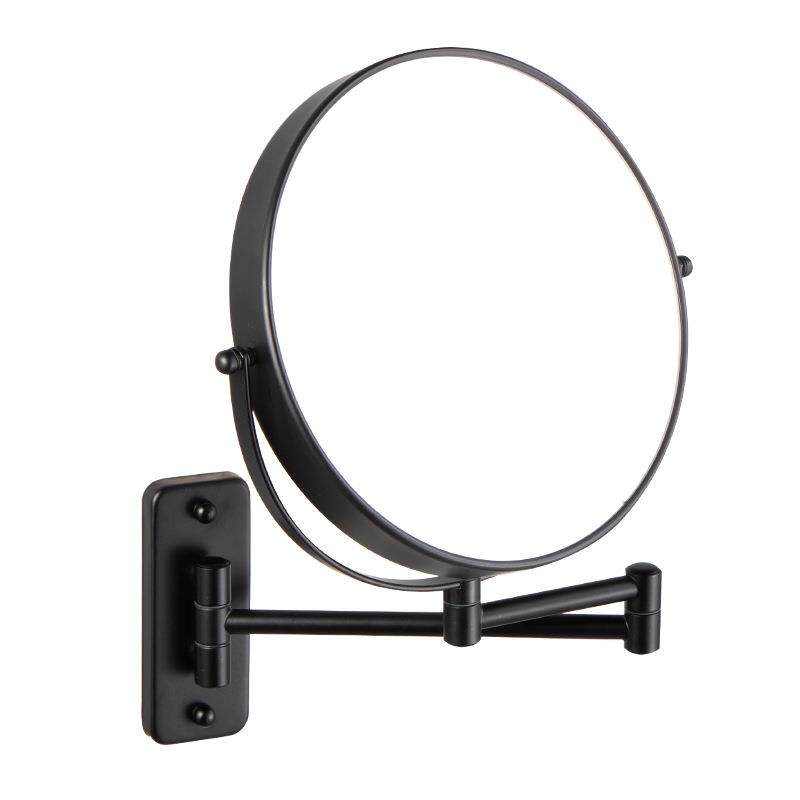 免打孔化妆镜360度旋转伸缩折叠镜子壁挂式卫生间墙上浴室梳妆镜