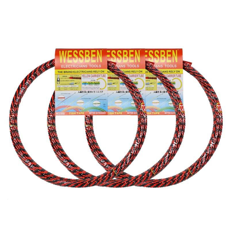 台湾直销口电工穿线线器线进槽拉器线管引线器穿管器50米