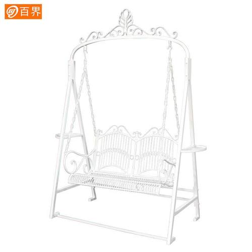 铁艺户外秋千双人单人秋千椅欧式阳台吊椅吊篮庭院室内摇篮
