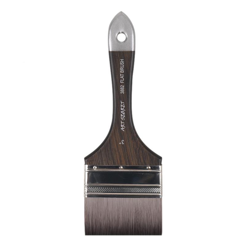 韩国artsret水尼龙artsecre毛笔刷专业彩画c板刷国e画油画丙烯颜