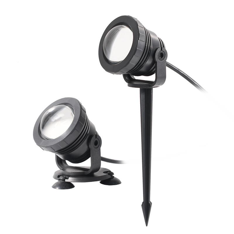 户外水陆两用地灯0w插七大蓝象照氛彩射树灯1鱼池公园照射围地插