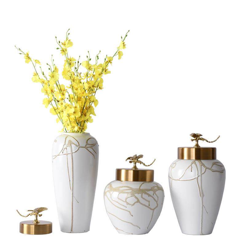 新中式陶瓷花瓶摆件客厅电视柜餐桌茶几花器插干花玄关柜家居饰品,橡塑材料及制品,工业陶瓷,淘宝优惠券,粉丝福利购,淘宝优惠卷