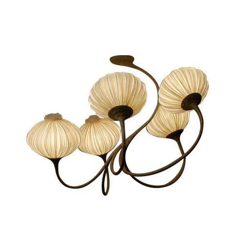 复古吊灯中式客厅复式楼梯创意个性餐厅酒店别墅大气布艺艺术吊灯