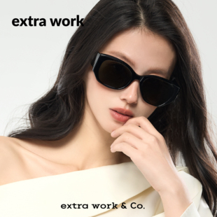 extrawork【新品】修饰脸型板材CR39偏光太阳眼镜墨镜Coconut椰子