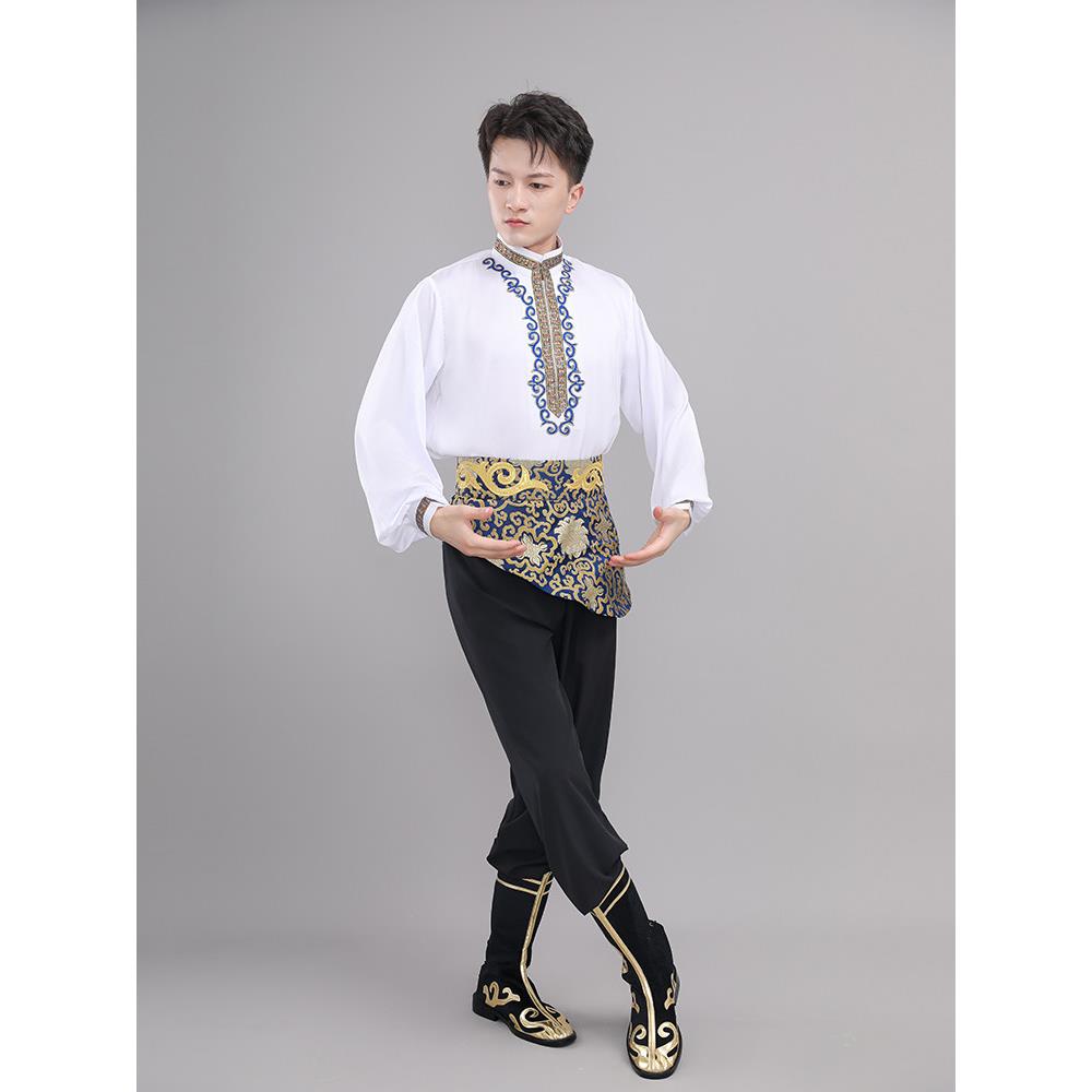 维吾尔族新服装成人男舞蹈演出服少数民族维族学生考试艺考新疆舞