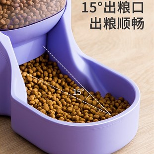 狗狗喂食器宠物投食器饮水器猫盆自助喂食喂水二合一神器泰迪用品